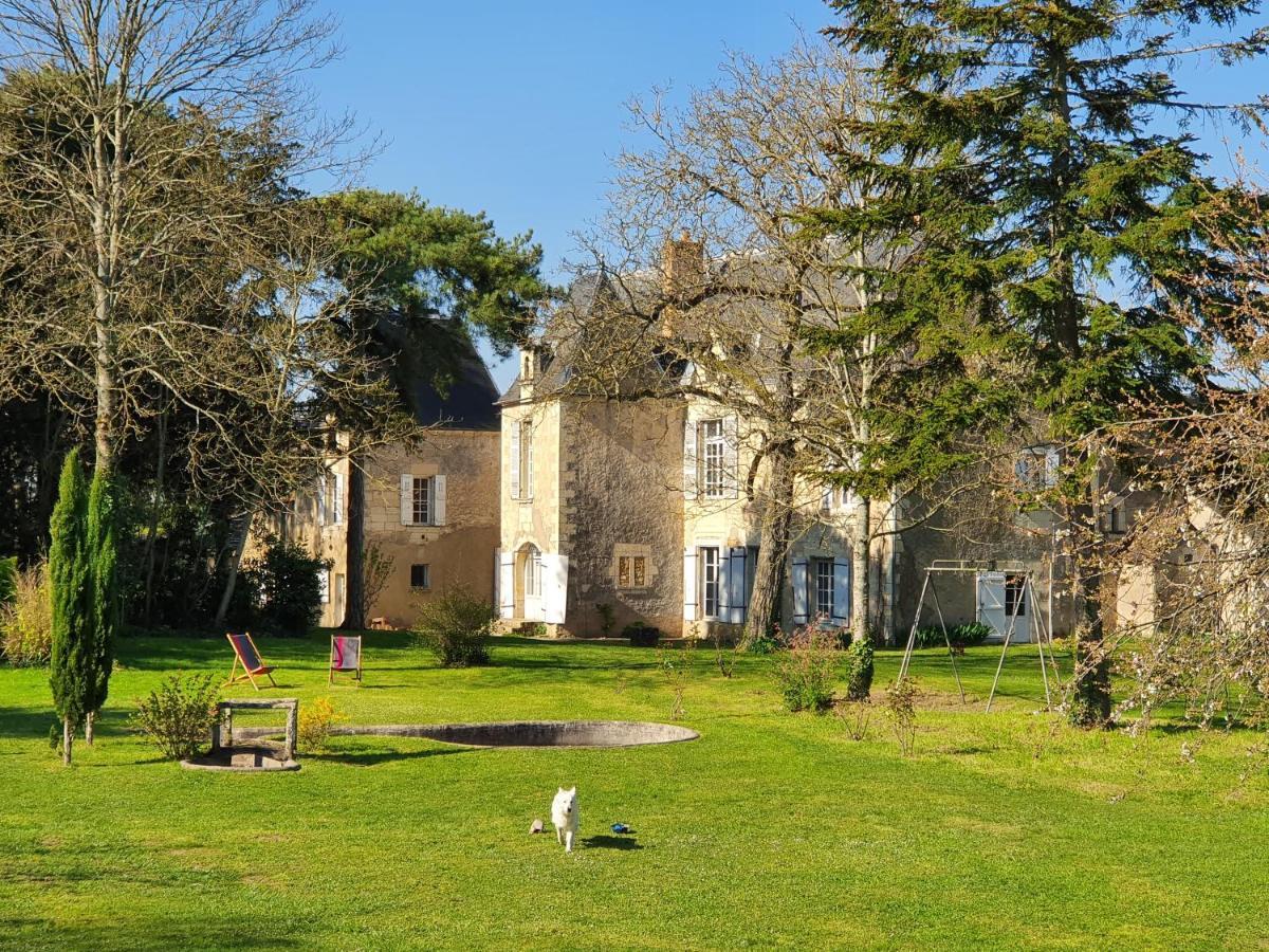 Manoir Du Bellay Bed and Breakfast Montreuil-Bellay Exteriör bild